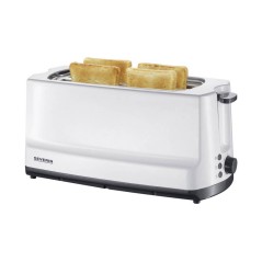 SEVERIN START AT 2234 Brødrister 1400W - Elegant Hvidgr., Perfekt til Lækre Morgenmad!